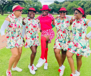 Image accompanying Post One: Fabulous outfits go girls! Golfing with style and fun! ????⛳️????