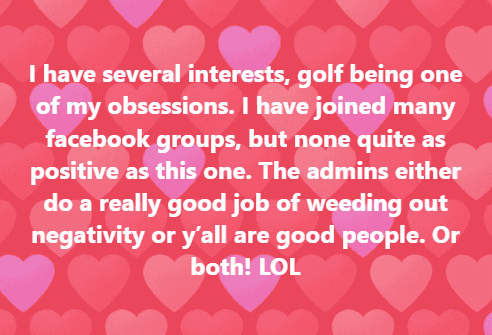 Image accompanying We love to see this kind of feedback from our members. We are one amazing group of women! ????????