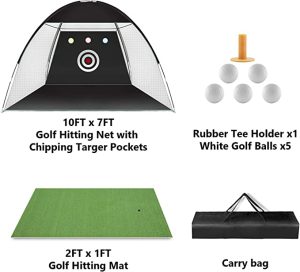 Image accompanying Indoor and Outdoor Golf Practice Nets