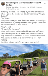 Image accompanying November & December Golf Stories: Birdies & New Friends