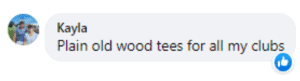Image accompanying Women Who Golf Favourite Wooden Tees