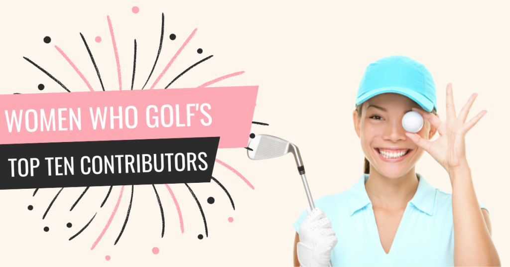 Women Who Golf December Top 10 Contributors